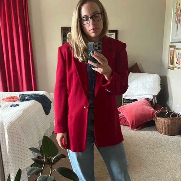 Joan Leslie Jackets & Blazers - Vintage wool Red Women's Blazer